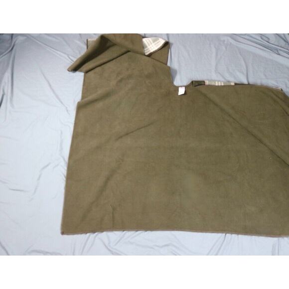 Woolrich Womens Poncho One Size Plaid Tall Unica Reversible - Picture 7 of 7